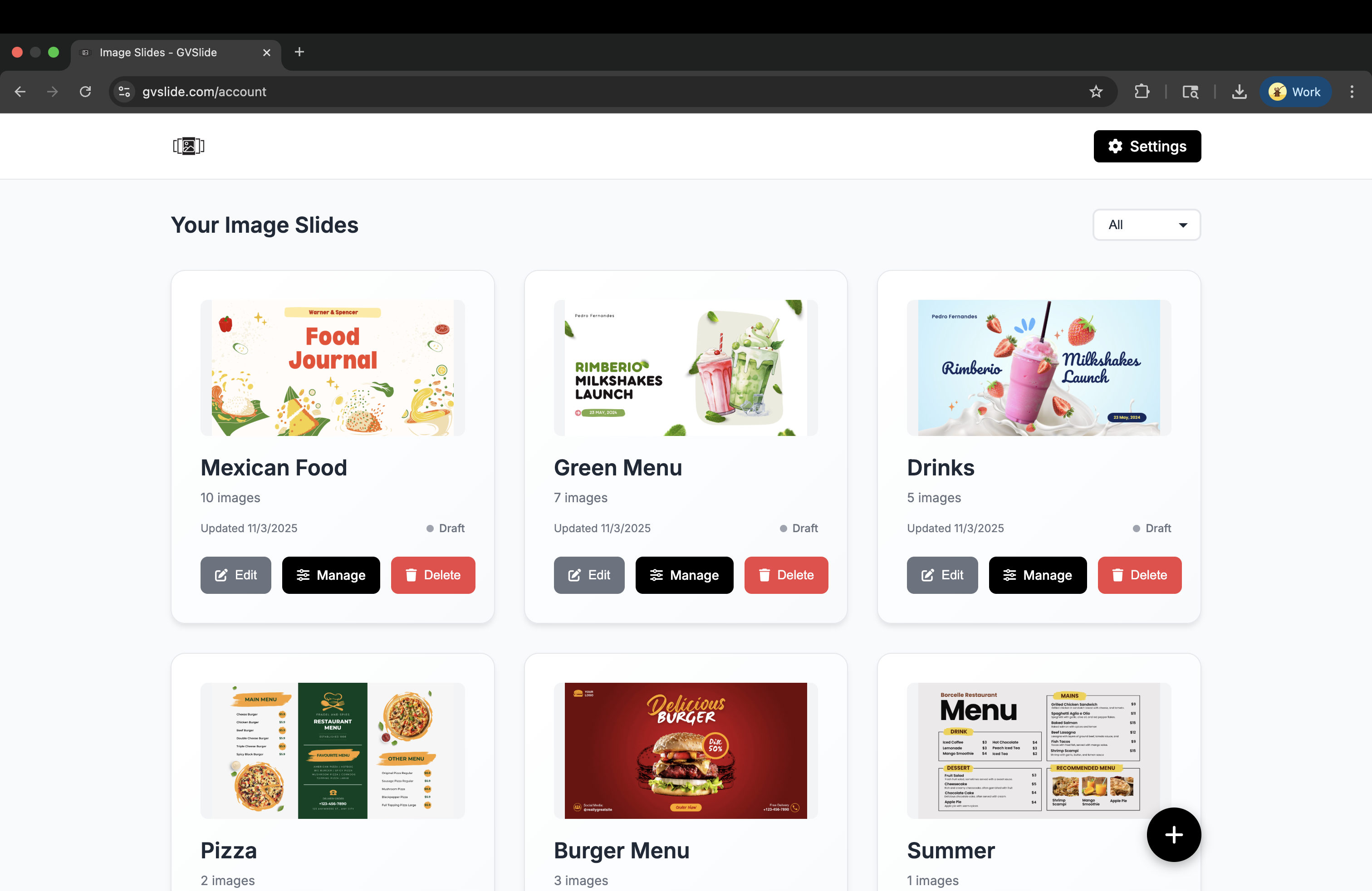GVSlide - Create beautiful, shareable image slide presentations in minutes
